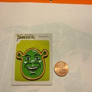 Disney Shrek Enamel Pin - Green and Yellow